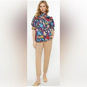 Mod Boutique Floral Ruffle Blouse - Multicolor